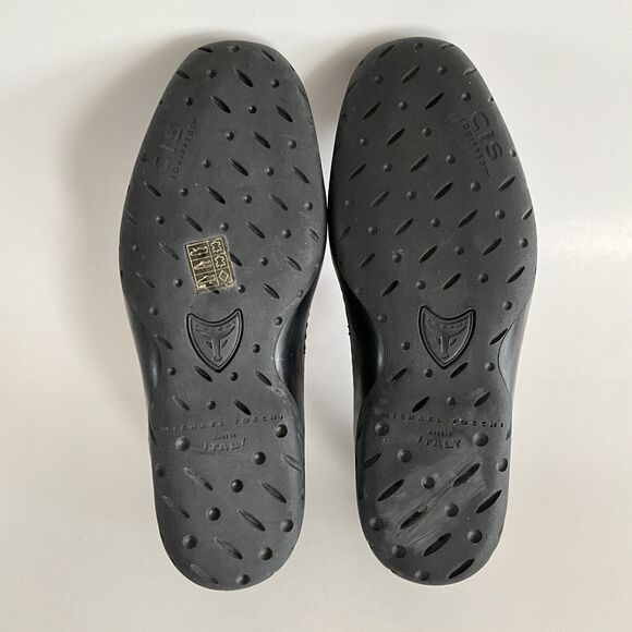 Michael Toschi Loafers 8.5 Brown Leather Lace-up Fisherman Breathable Oxfords - Picture 9 of 12